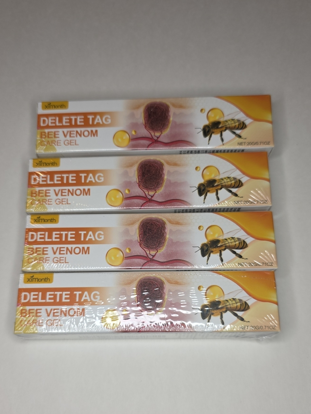 Delete Tag Bee Venom Care Gel - Orange/Yellow